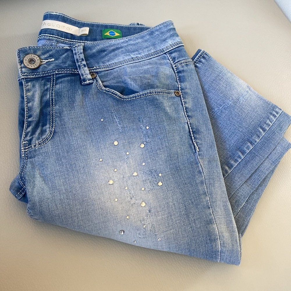 Source Unknown Denim Blue Skinny Jeans